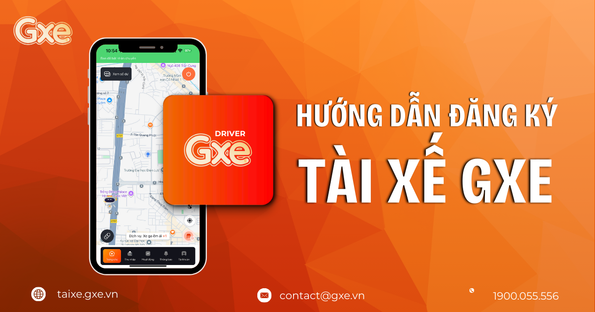 ĐĂNG KÍ TÀI XẾ GXE