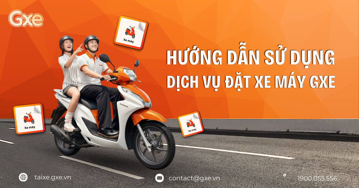 đặt xe máy GXE